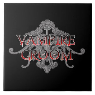 Vampire Groom Kakelplatta