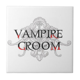 Vampire Groom Tile Kakelplatta