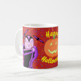 Vampire Halloween Mugg