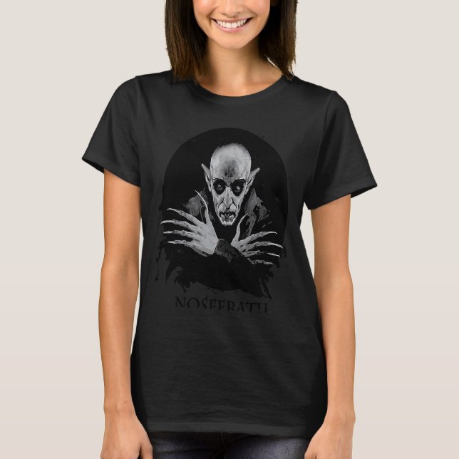 Vampire Halloween T Shirt (Framsida)