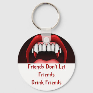 Vampire Halloween Teeth Nyckelring