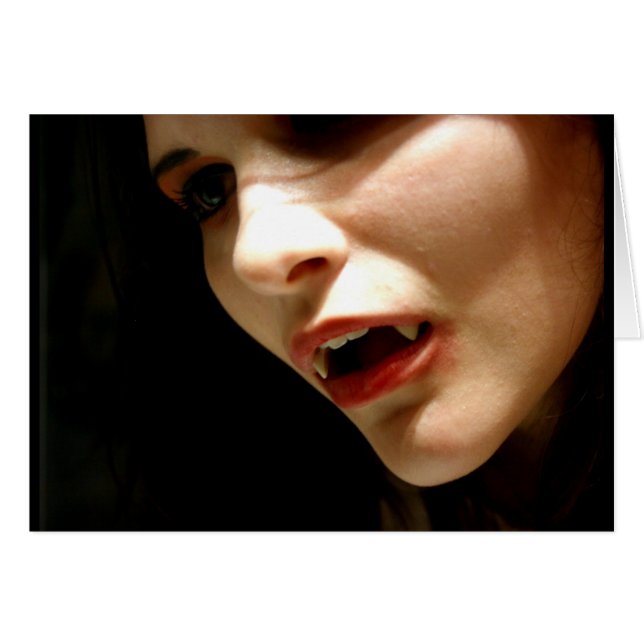 Vampire Hälsningskort (Framsidan Horizontal)