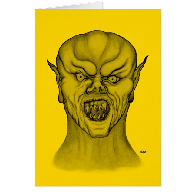 Vampire Hälsningskort (Framsidan)