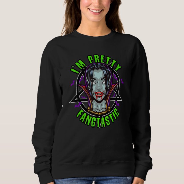 Vampire i´m pretty fangtastic t shirt (Framsida)