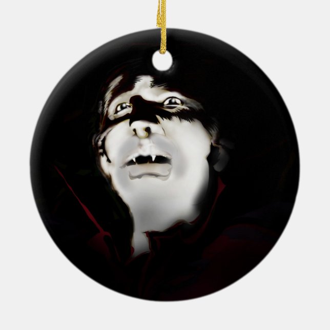 Vampire Julgransprydnad Keramik (Baksidan)