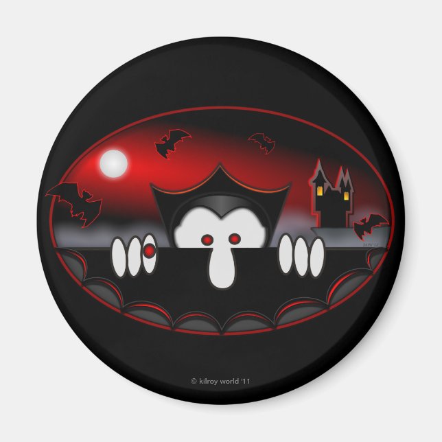 Vampire Kilroy Magnet (Framsidan)