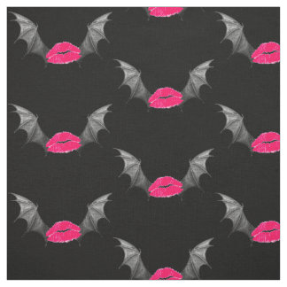 Vampire Kiss Demon Vinge Goth Art Tyg