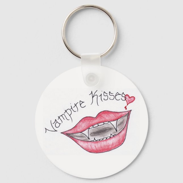 Vampire Kisses Keychain Nyckelring (Framsida)