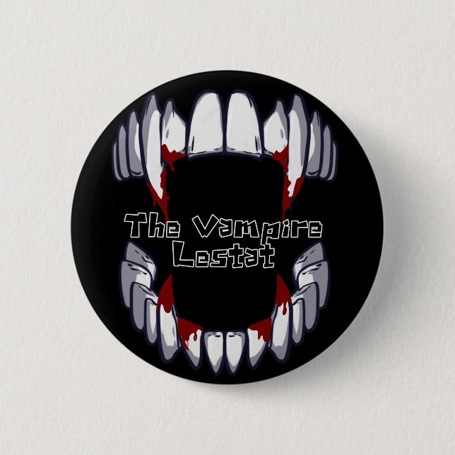 Vampire Lestat fangs Knapp (Framsida)