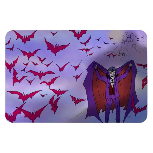 Vampire Midnight Magnet (Horisontell)