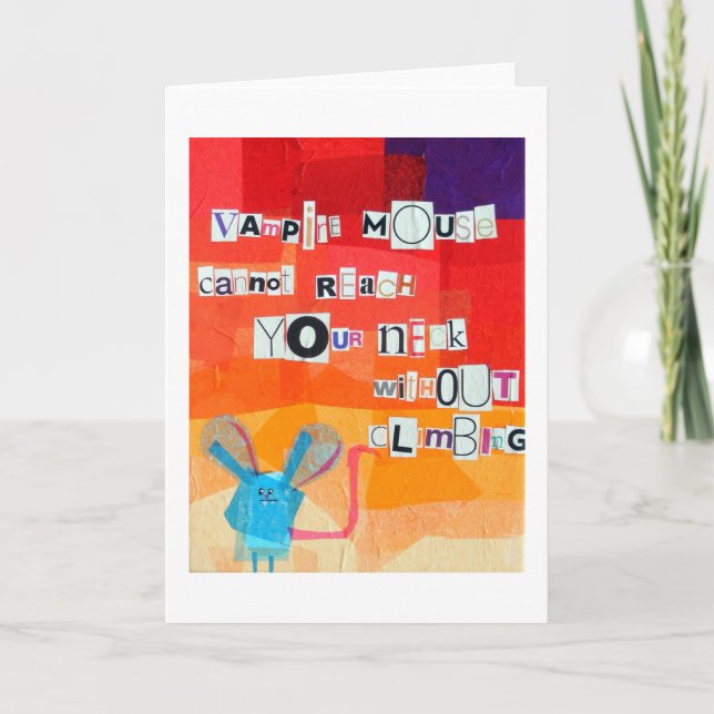 Vampire Mouse Kort (Framsida)