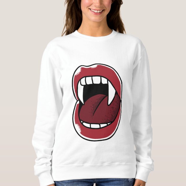 Vampire Mouth T Shirt (Framsida)