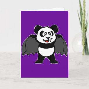 Vampire Panda Helgkort