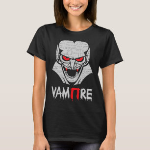 Vampire Pi Halloween Costume Funny Math Science Te T Shirt