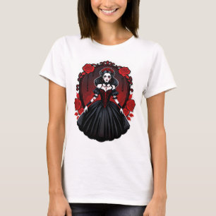 Vampire Queen Aesthetic - Elegant Gothic Halloween T Shirt