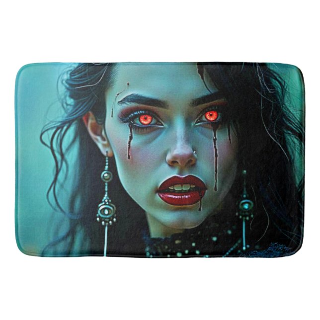 Vampire Queen: Mörk Allure Konst Badrumsmatta (Framsidan)