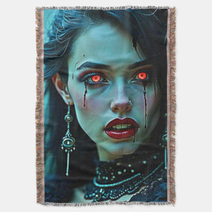 Vampire Queen: Mörk Allure Konst Filt