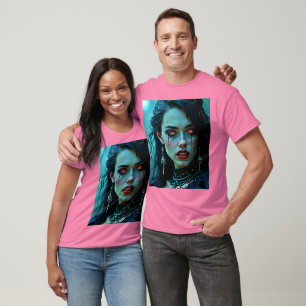 Vampire Queen: Mörk Allure Konst T Shirt