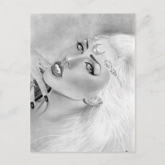 Vampire Queen Postcard Vykort (Framsida)