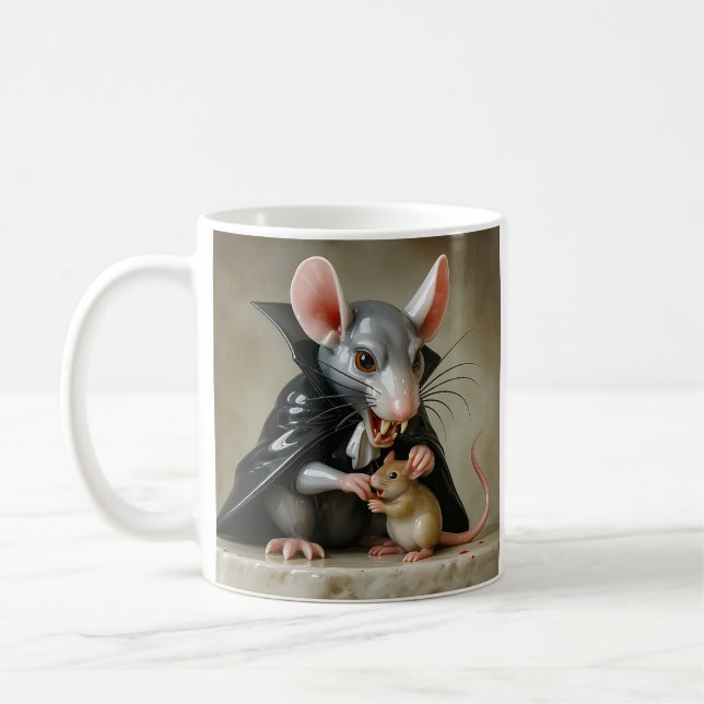 Vampire Råtta Kaffemugg (Vänster)
