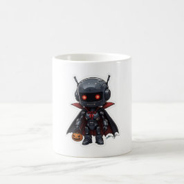 Vampire Robot Halloween Mugg Cute Sci-Fi Spooky Ko