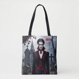 Vampire Romantik Reader Birthday Gift Add Namn Tygkasse