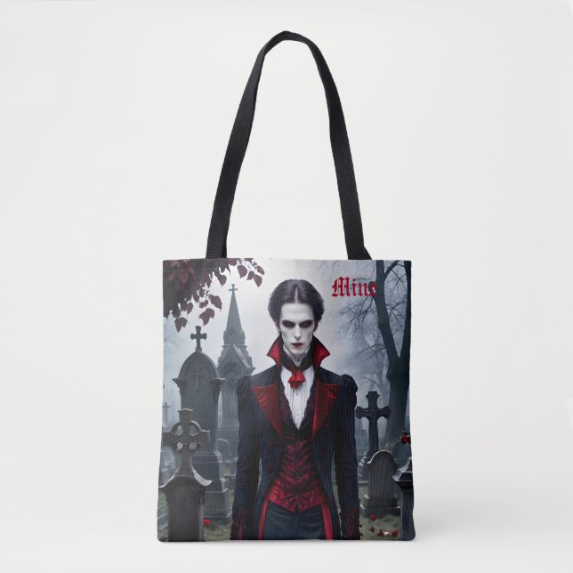 Vampire Romantik Reader Birthday Gift Add Namn Tygkasse (Framsida)