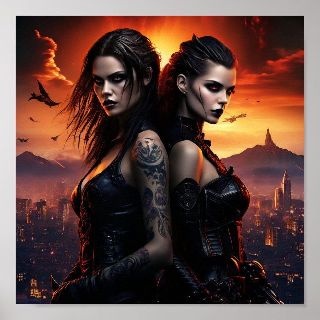 Vampire Sisters Poster (Framsidan)