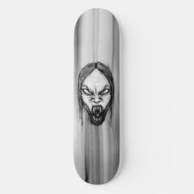 Vampire Skull II Skateboard Deck