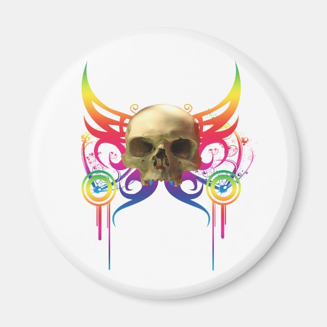 Vampire Skull Magnet (Framsidan)