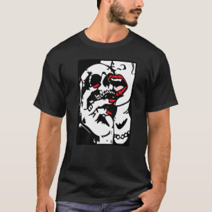 Vampire Skull Tattoo T Shirt