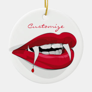 Vampire Smiles Thunder_Cove Julgransprydnad Keramik