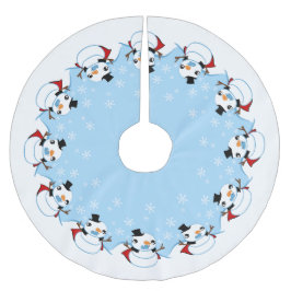 Vampire Snögubbe Julgransmatta Borstad Polyester