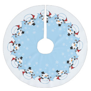 Vampire Snögubbe Julgransmatta Borstad Polyester