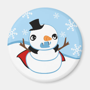 Vampire Snögubbe Magnet