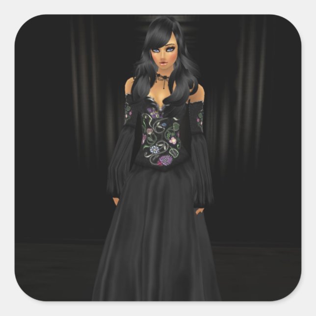 Vampire Stickers Fyrkantigt Klistermärke (Framsida)