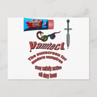 Vampire Sunscreen Vykort