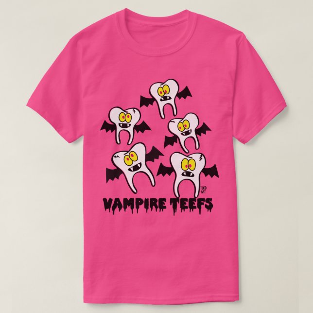 VAMPIRE TEEFS T SHIRT (Design framsida)