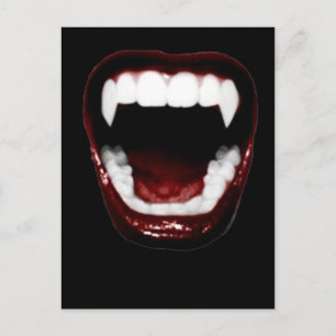 ’Vampire Teeth’ Vykort