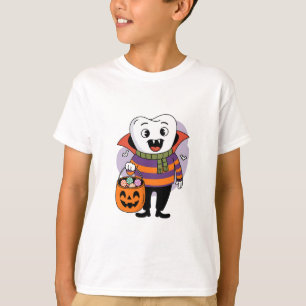Vampire Tooth Trick-or-Treat T Shirt