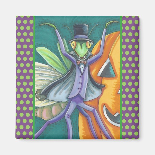 VAMPIRE TRANSYLVANIA PRAYING MANTIS MAGNET Square (Framsidan)