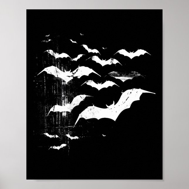 Vampire Ts Horror Spooky Scary Halloween Goth Aest Poster (Framsidan)