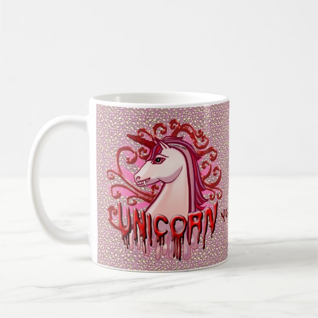 Vampire Unicorn Kaffemugg (Vänster)