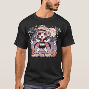 Vampire up - Funny Halloween Gym Workout T Shirt