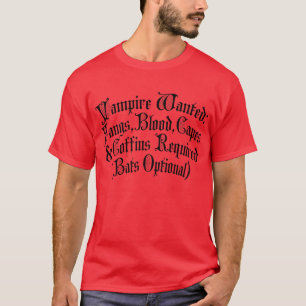 Vampire Wanted Tee