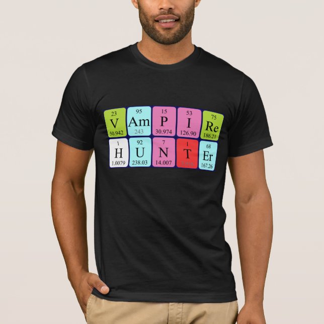 VampireHunter-bord-frasskjorta T-shirt (Framsida)