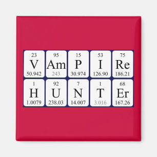 VampireHunter-periodisk bord-frasmagnet Magnet