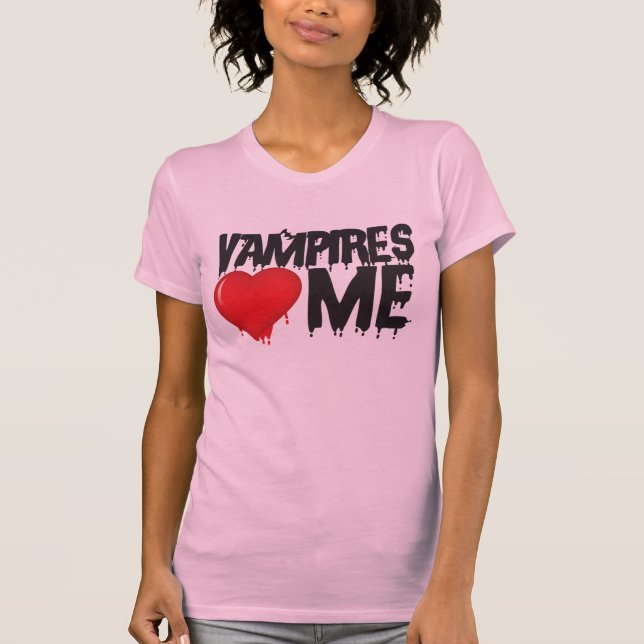 Vampires hjärta me t-shirt (Framsida)