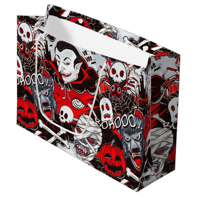 Vampires Night Gift Bag - Large, Glossy (Framsidan Vinklad)