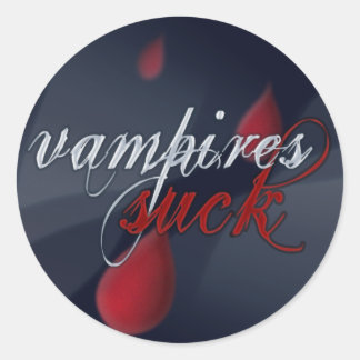 "Vampires Suck"-dekal lakan Runt Klistermärke